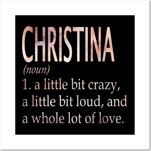 Christina Girl Name Definition Posters and Art